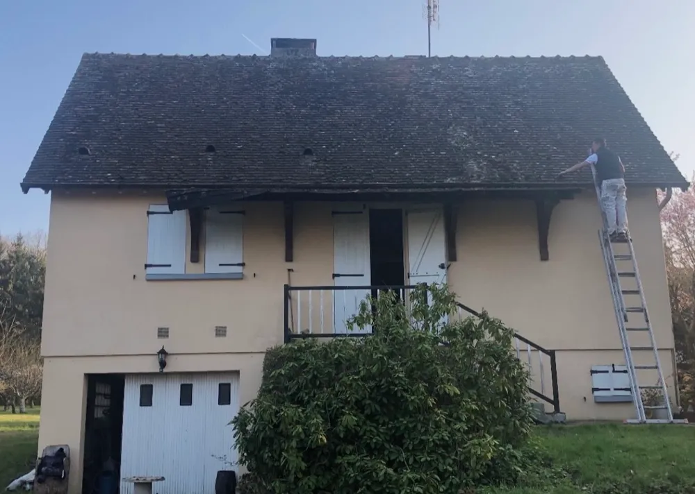Rénovation de toiture en ardoise